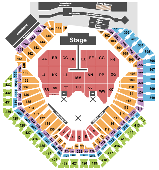 Citizens Bank Park Post Malone Seating Chart